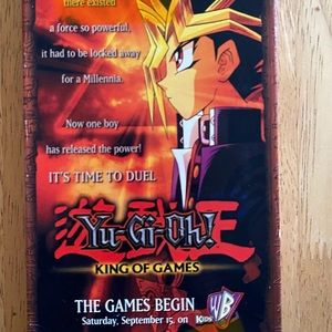 VHS Yu-Gi-Oh Anime Tape King of Games Invitation Duelist Kingdom -RARE PROMO ‘96